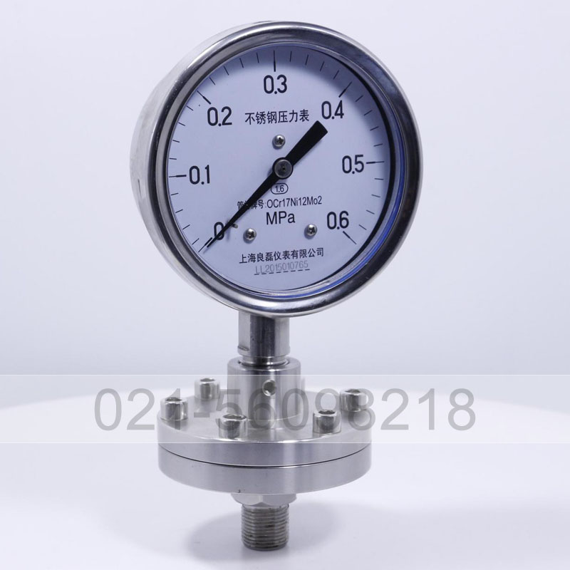 不銹鋼壓力表的結構原理介紹